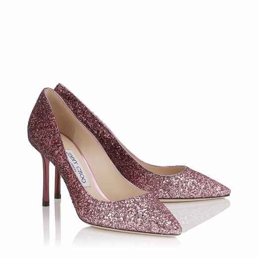 Chaussures Paillettes Bordeaux