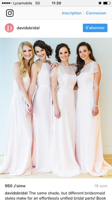 Offrez vous les tenues de vos demoiselles d honneur? - 1