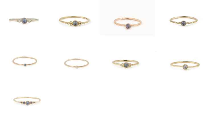 Bague de fiançailles Myrtille Beck