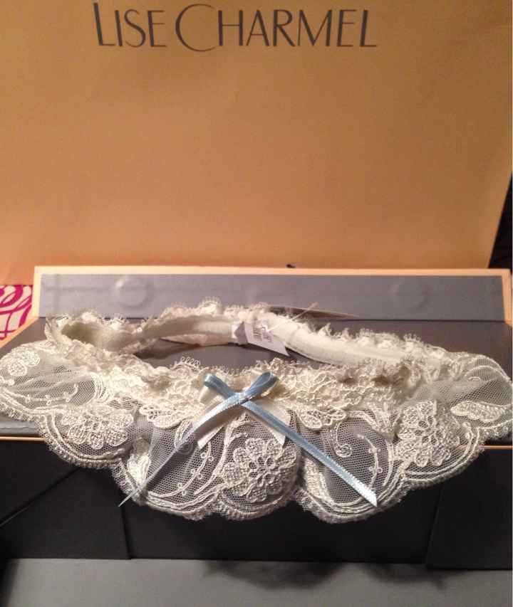 Lingerie nuit de noce + jarretière - 1