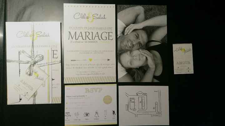 Mon faire part petit budget... - 1