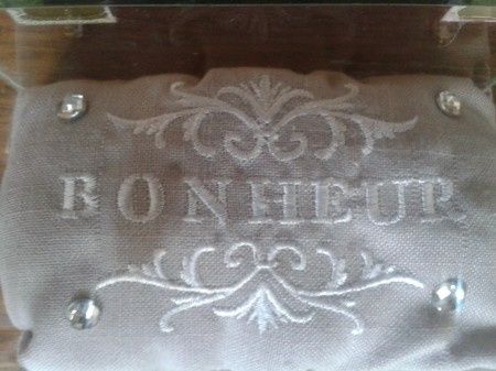 Notre porte alliances en cour de décoration