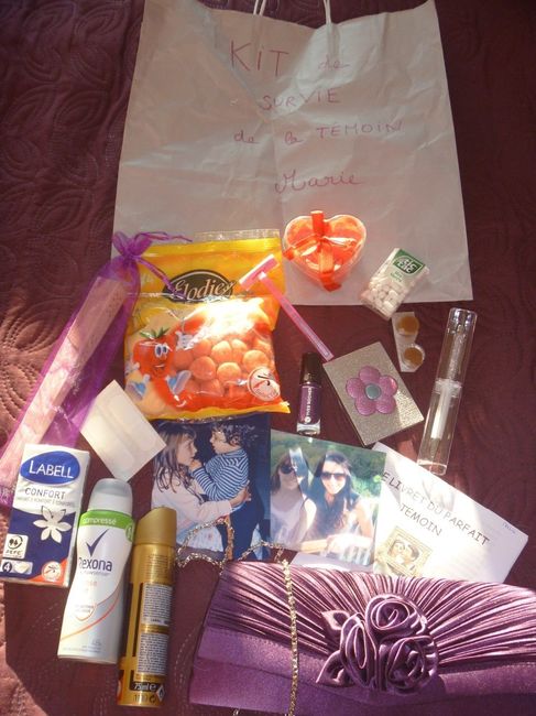 kit de survie de la témoin (femme)