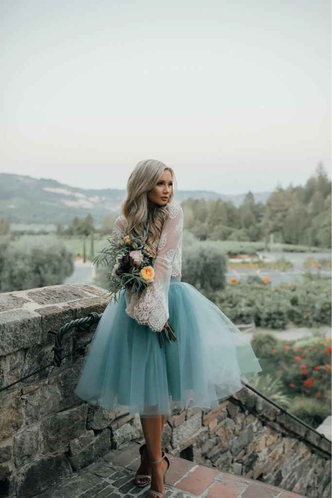 Inspiration : robes de mariée colorées - 2