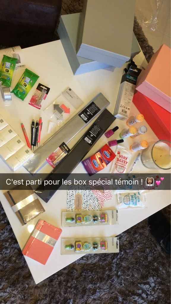 Choix de nos temoins et boîte cadeau ! - 1