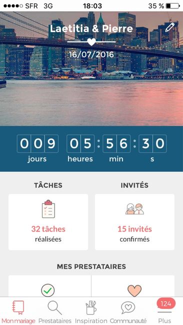 Dans combien de jours allez-vous dire "Oui" ? - 1