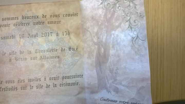 Faire part détail déco