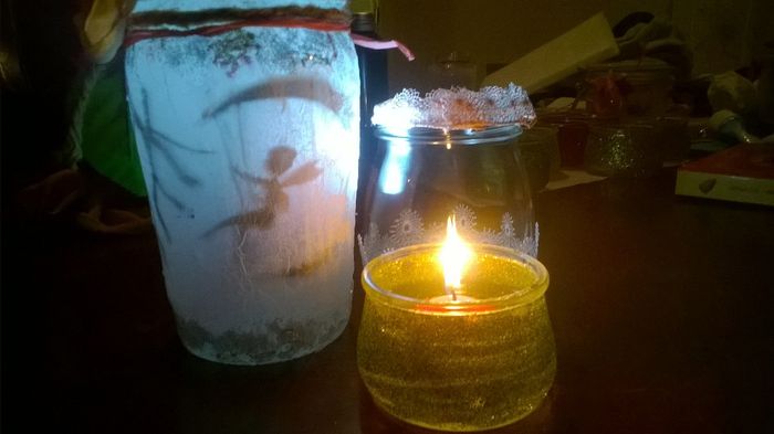 Triptique avec petit pot fée