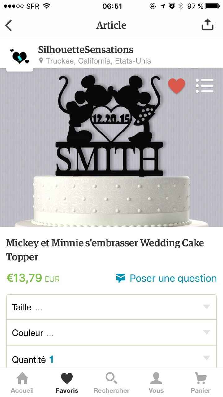 Cake topper - 1
