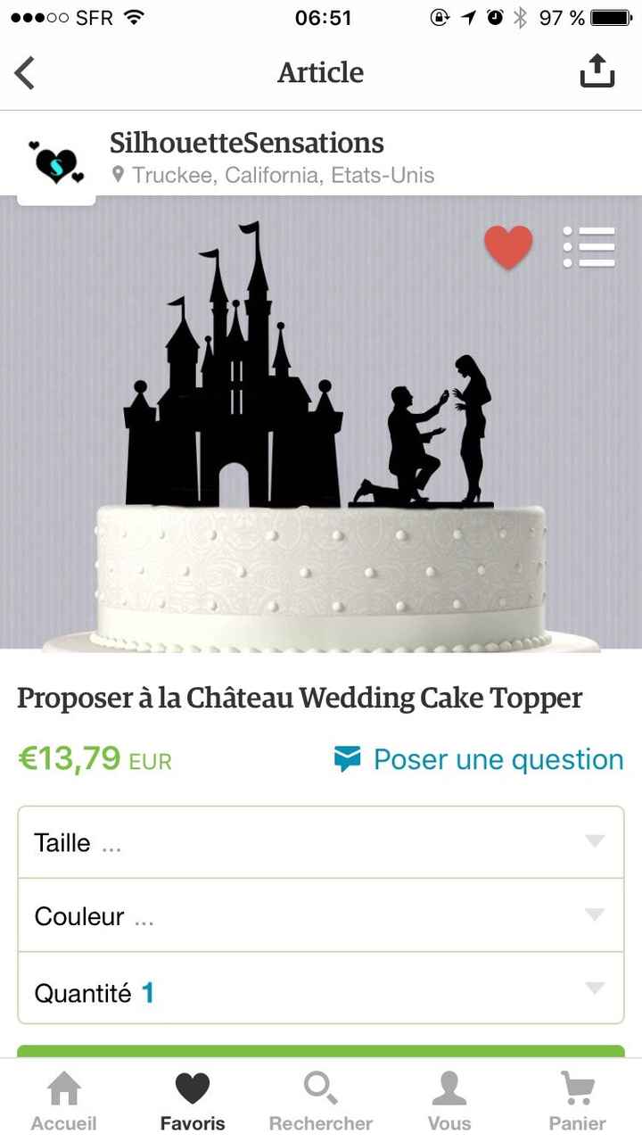 Cake topper - 2