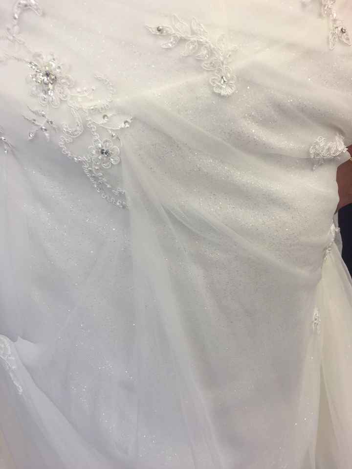 Zoom sur ma robe