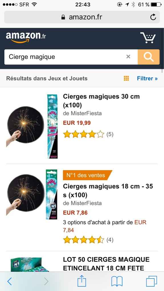 Bougies bal - 1