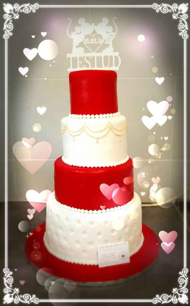 Notre wedding cake - 1