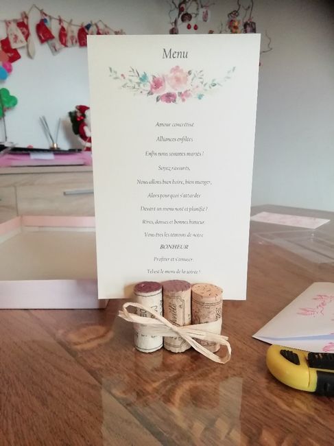 Avez vous mis le menu ? - 1