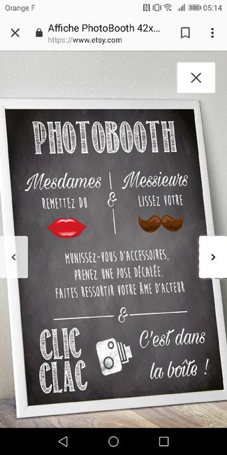 Panneau photobooth 1