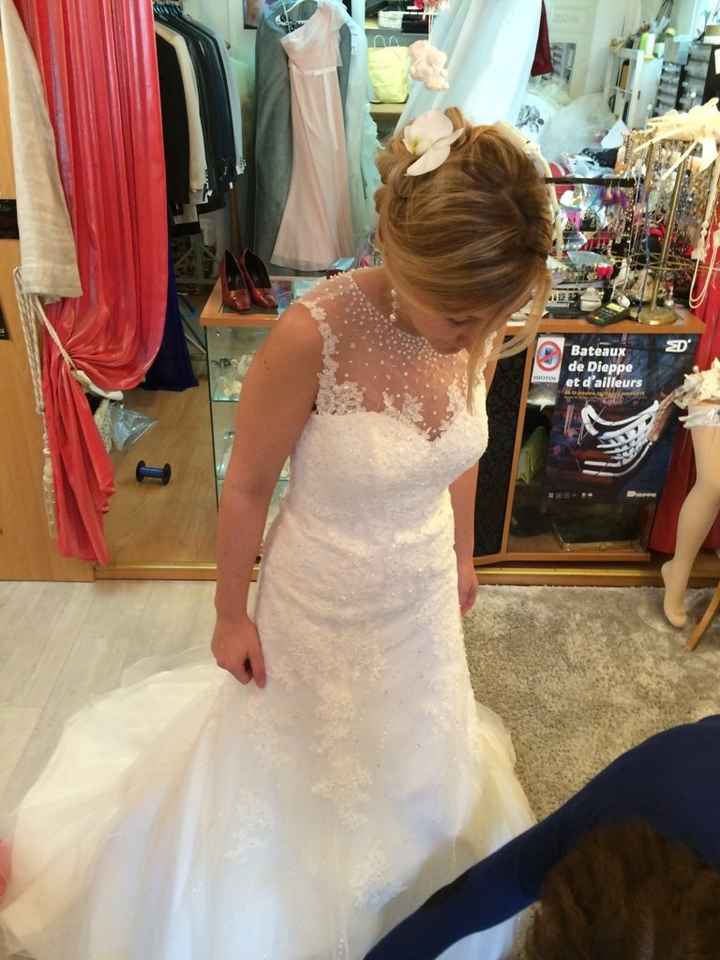 Avis essaie coiffure avec robe de mariée - 1