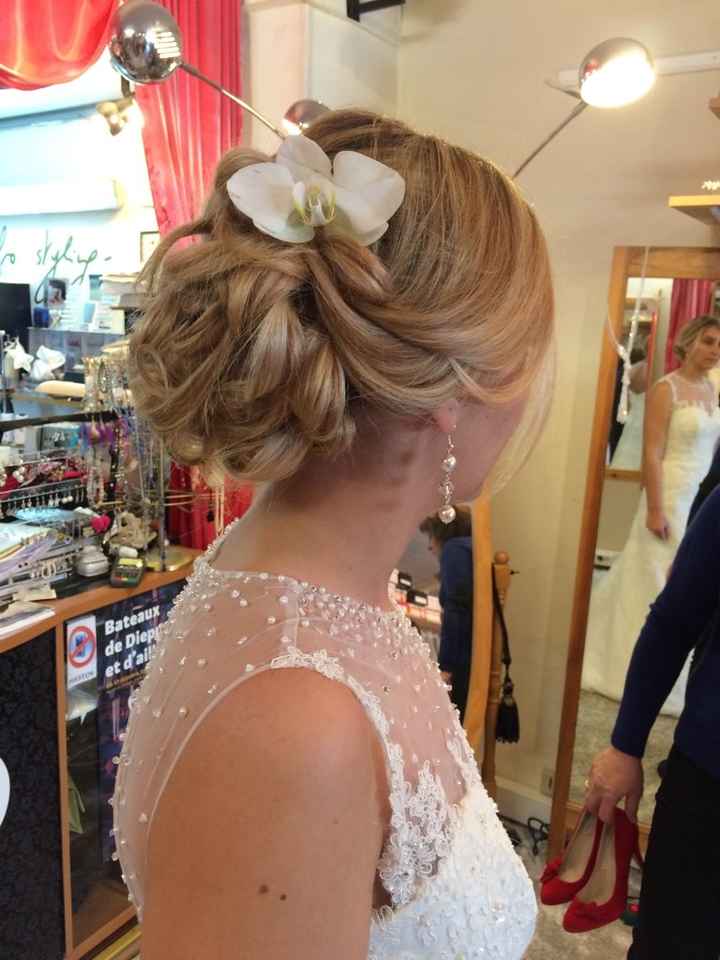 Avis essaie coiffure avec robe de mariée - 2