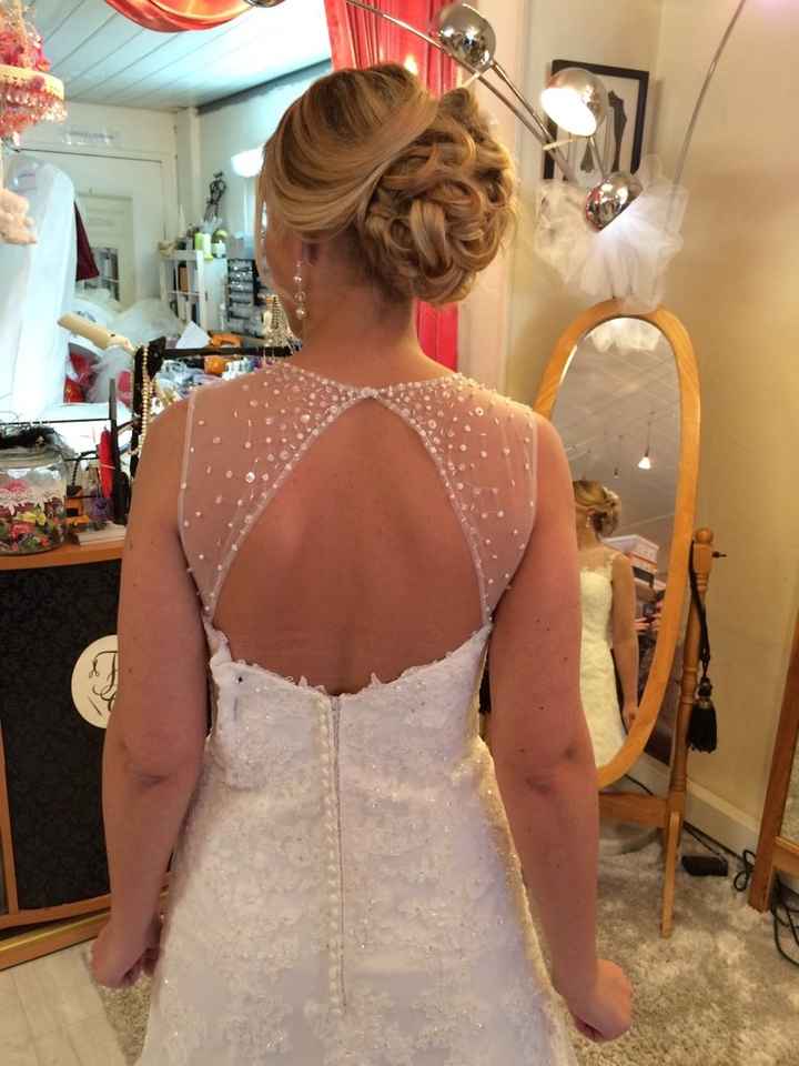 Avis essaie coiffure avec robe de mariée - 4