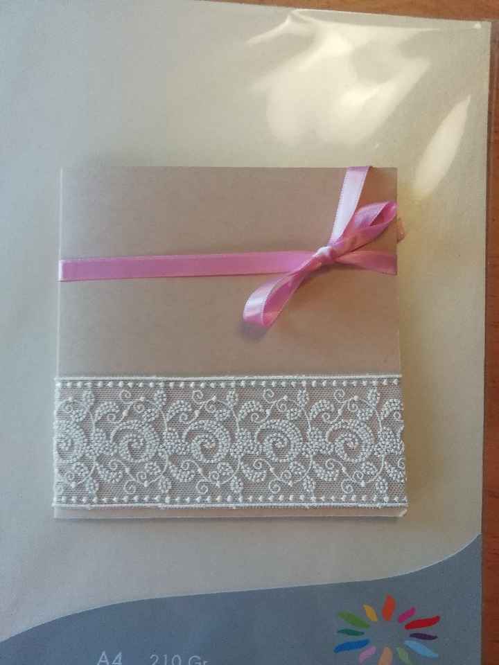 Faire part champêtre brouillon - 1