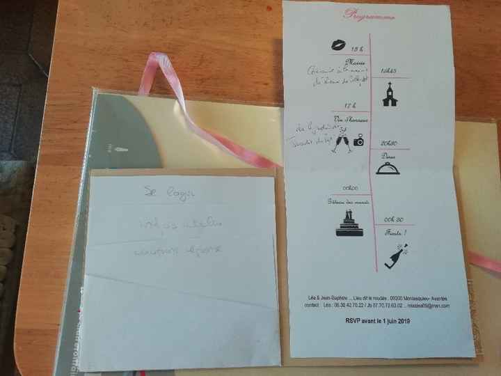 Faire part champêtre brouillon - 3