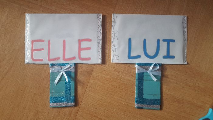 Panneau Elle / Lui pour le jeu