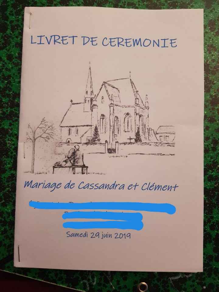 Livret de messe - 1