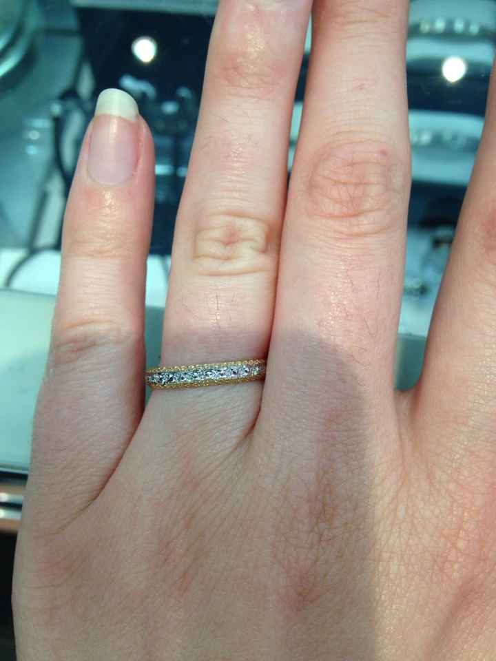 Allez-vous accorder votre alliance avec votre bague de fiançailles ? - 1