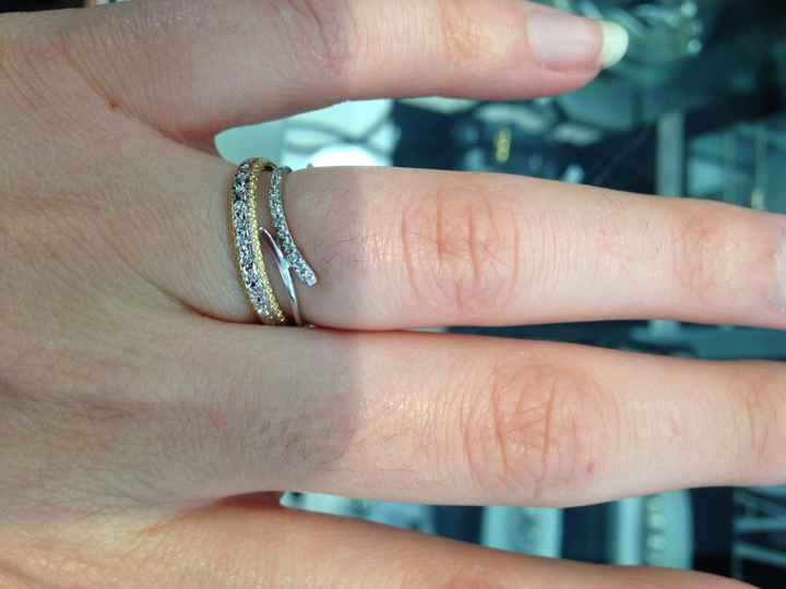 Allez-vous accorder votre alliance avec votre bague de fiançailles ? - 2