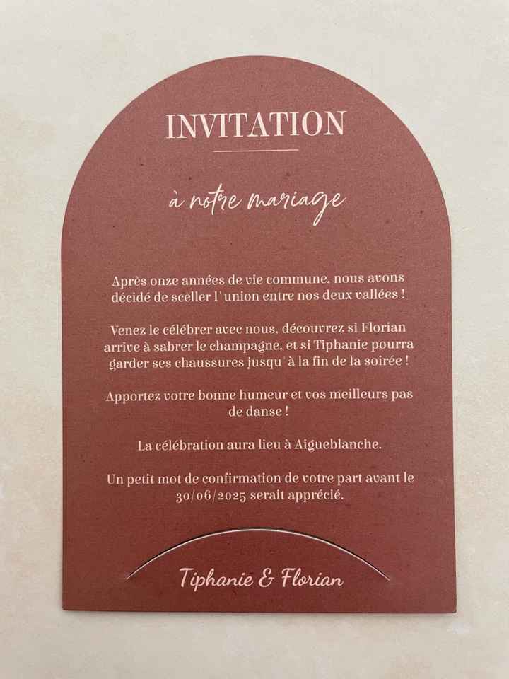Faire-parts envoyés ! - 2