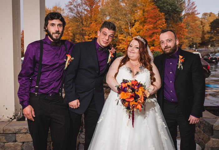 J'aimerais vous montrer quelques photos de mon mariage d'automne . 9