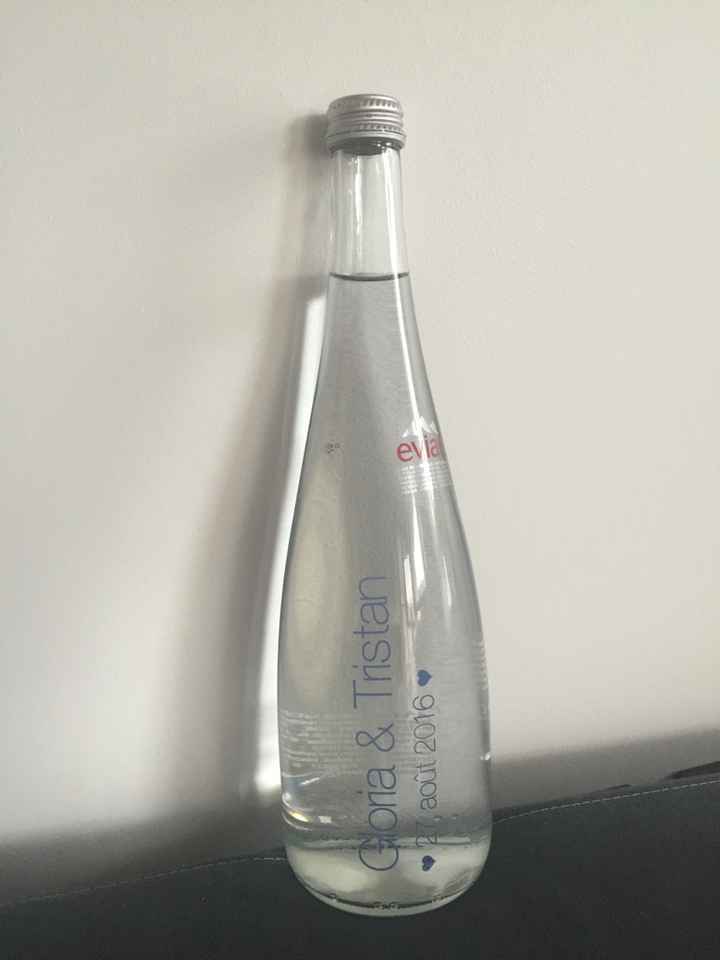 Mes bouteilles evian sont arrivées ! - 1