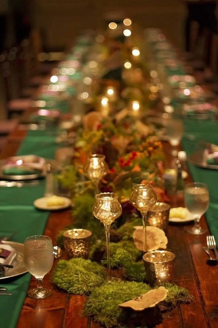 On apprécie une jolie décoration de table ! 
