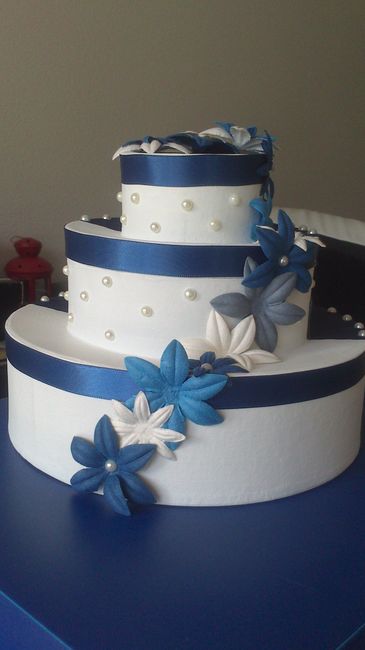 Urne wedding cake version blanche