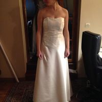 Robe en cours sans plissé