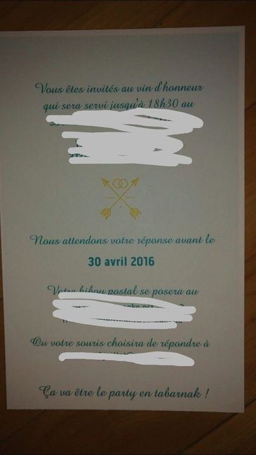 Verso invitation VH