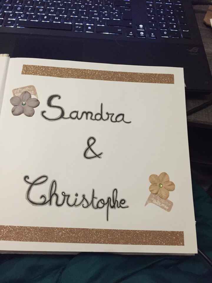 Personnalisation du livre d or - 1