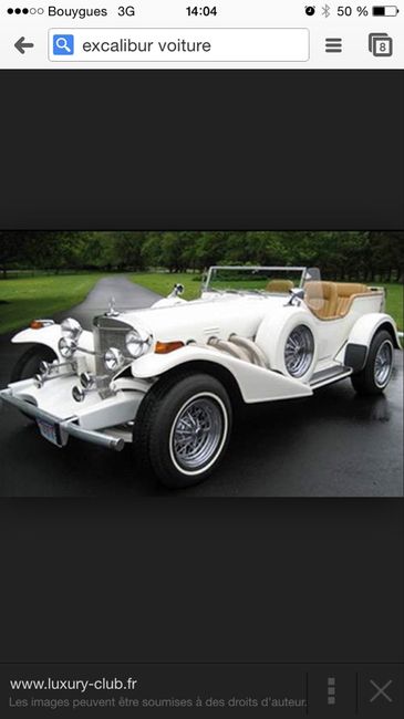 Quelle voiture pour votre mariage? - 1