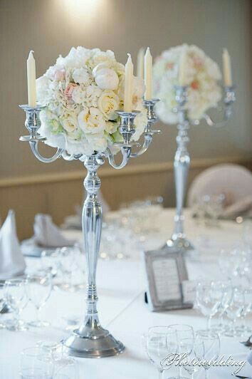 Chandeliers en decoration de table 3