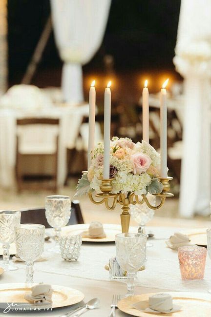 Chandeliers en decoration de table 4