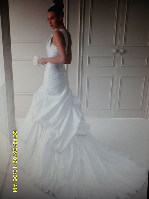le dos de la robe
