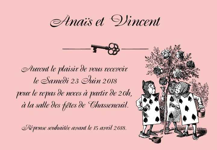 invitation complémentaire repas