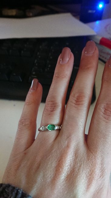 Si j'étais une bague de fiançailles, je serais... 1