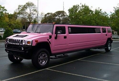 Voiture de location rose - 1