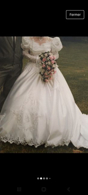 Petit délire : quel était le type de robe de mariée, l'année de ma naissance ? ( Oui, je sais, je ne suis pas toute seule dans ma tête :p ) 1