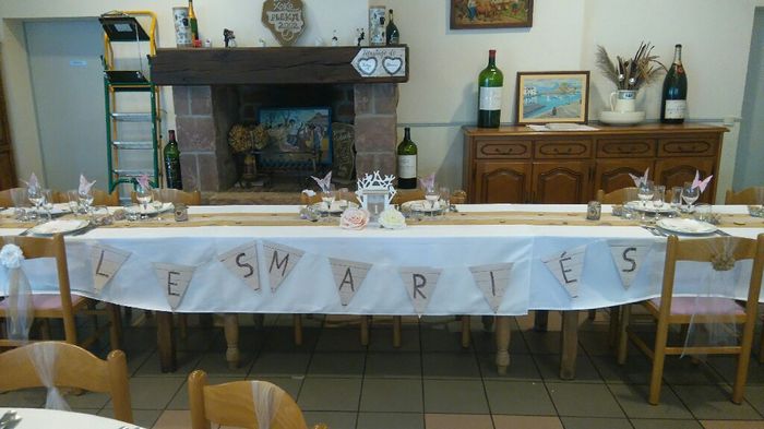 Demain c'est le grand jour! la salle est décorée! - 3
