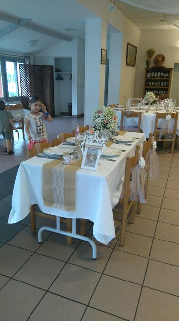 Demain c'est le grand jour! la salle est décorée! - 4