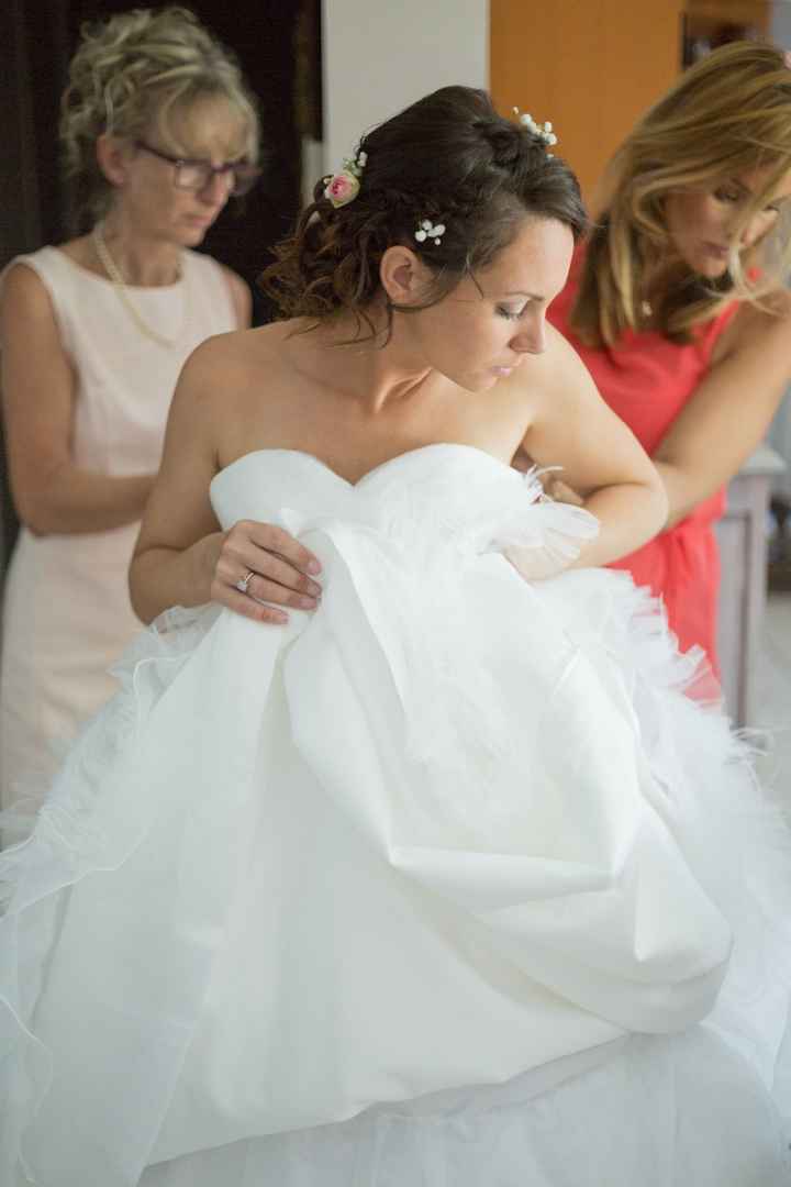 enfillage de la robe