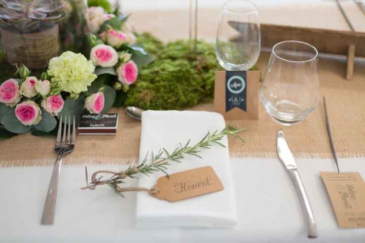 detail déco table