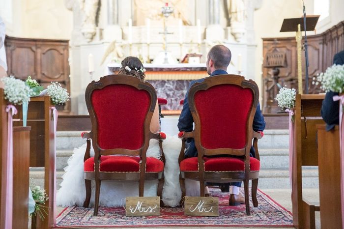 dans l'eglise Mr & Mrs