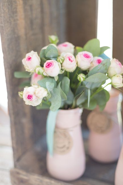 vases pour bouquets témoins